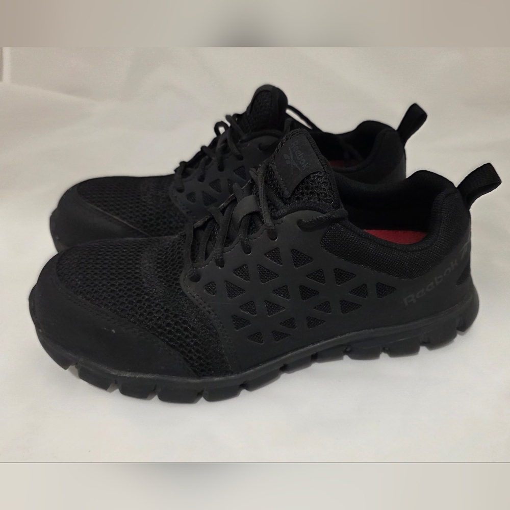 Reebok Men's Black Mesh Athletic Shoes